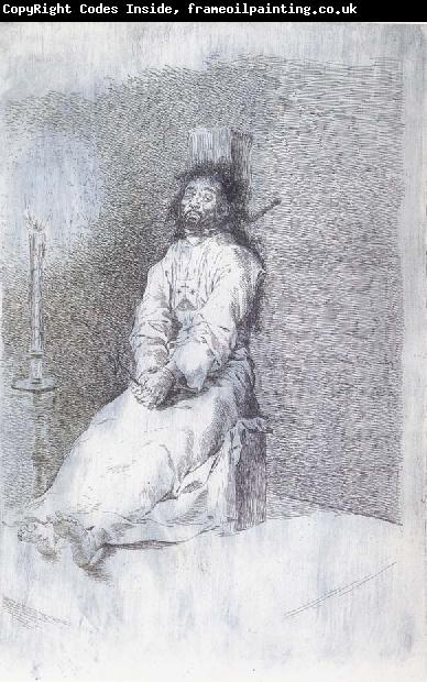 Francisco Goya Garrotted Man